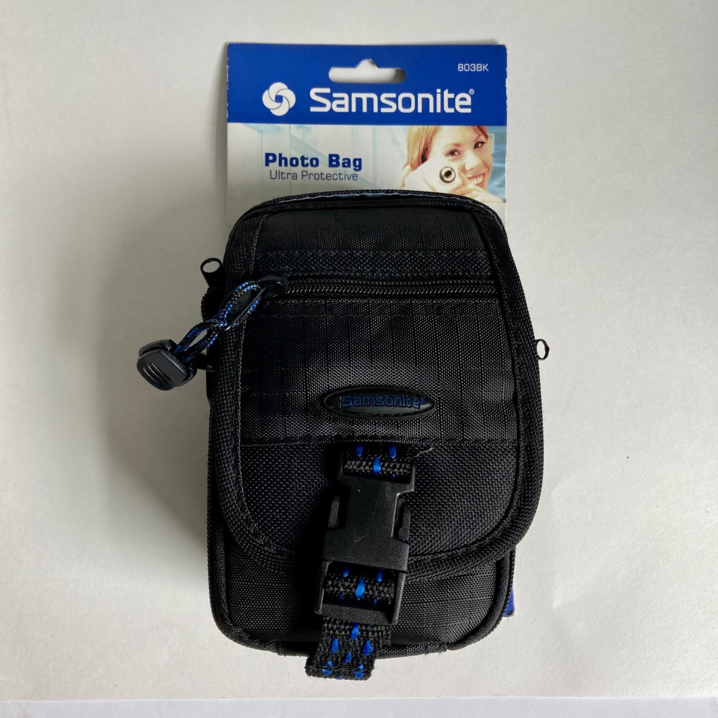 Samsonite 803BK Photo Bag 5-Pocket Small Camera Case w/ Shoulder Strap NEW!