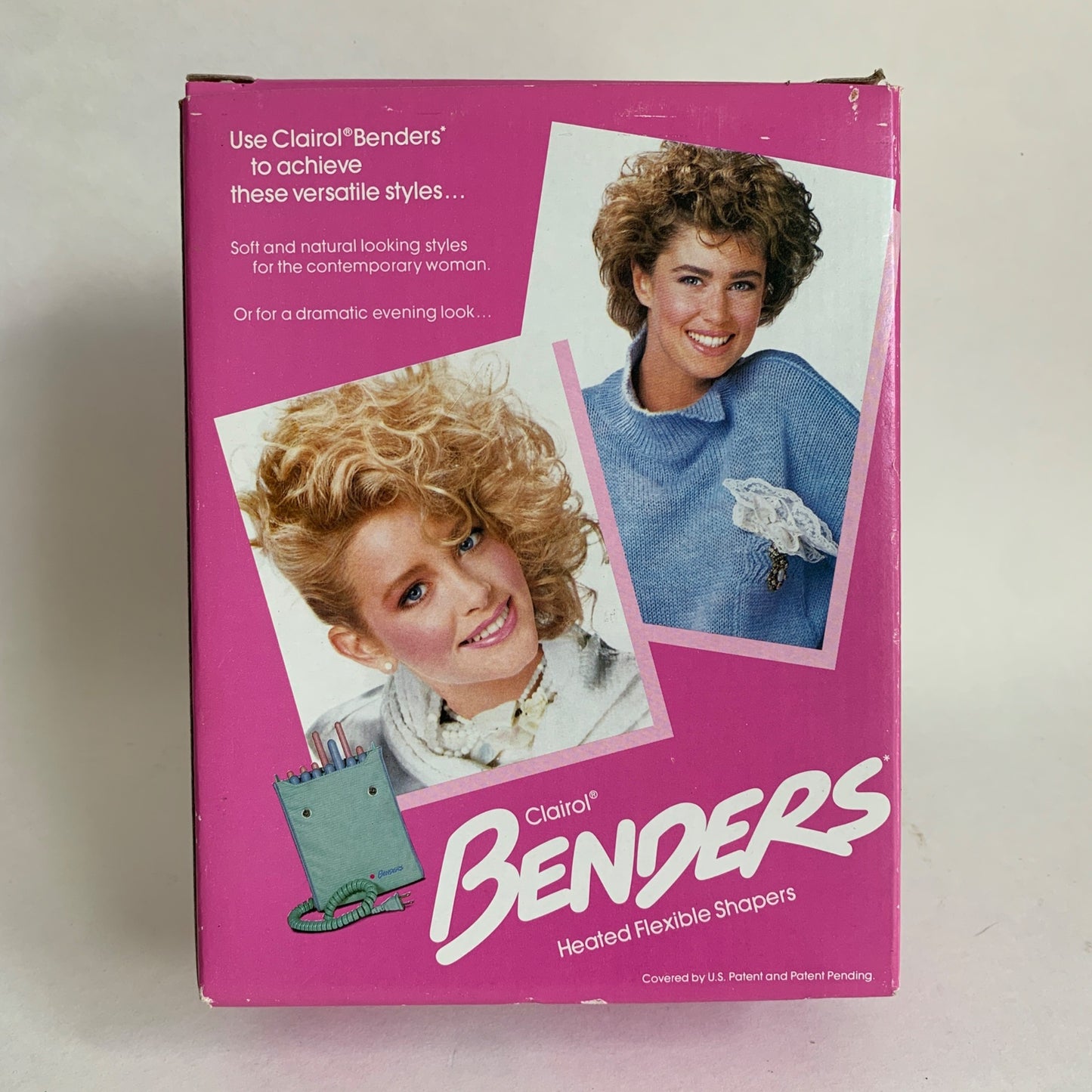 Clairol Benders Heated Flexible Shapers Hair Curlers With Box