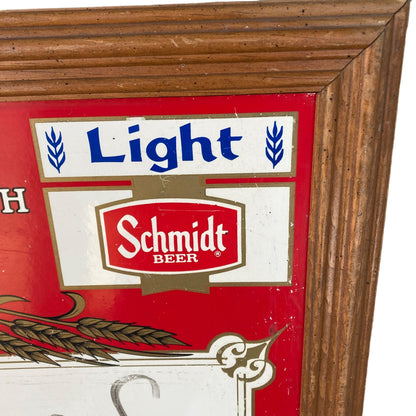 Vintage Schmidt Beer Menu Board Sign Beer That Grew With The Great Northwest