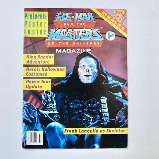 MOTU He-Man Magazine Fall 1987 WITH POSTER Skeletor