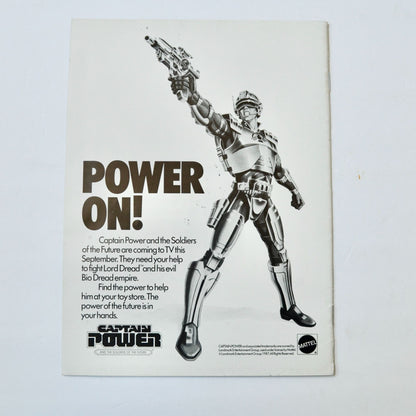 MOTU He-Man Magazine Fall 1987 WITH POSTER Skeletor