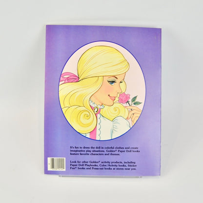Golden Angel Face Barbie Paper Doll Uncut 1982-45 1983