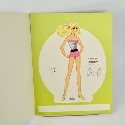Golden Angel Face Barbie Paper Doll Uncut 1982-45 1983