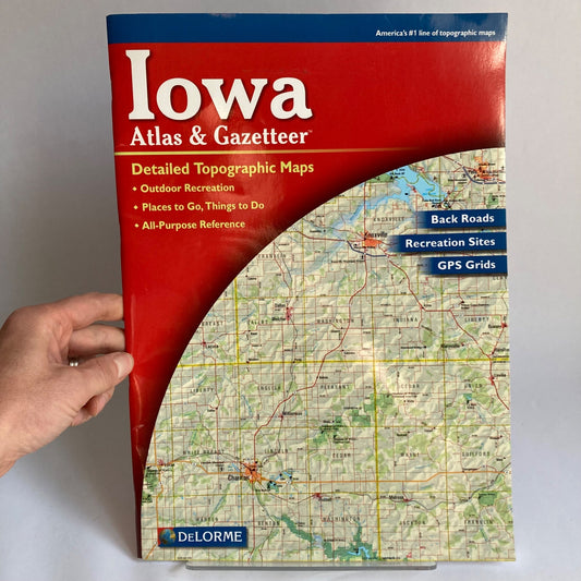 DeLorme Iowa Atlas & Gazetteer Detailed Topographic Map 2004