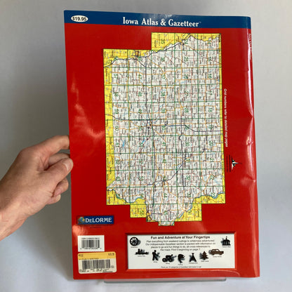 DeLorme Iowa Atlas & Gazetteer Detailed Topographic Map 2004