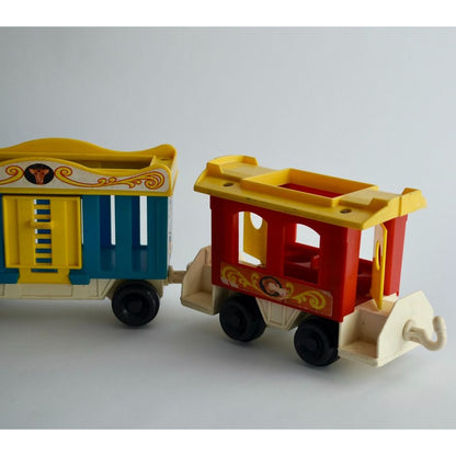 Fisher Price Little People Circus Train 3 Cars NO ANIMALS/PEOPLE