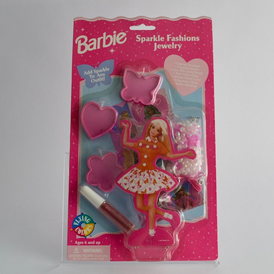 Barbie Sparkle Fashions Jewelry Vintage New Sealed 1997 Set