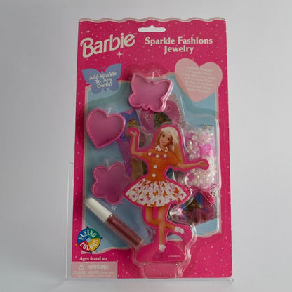 Barbie Sparkle Fashions Jewelry Vintage New Sealed 1997 Set