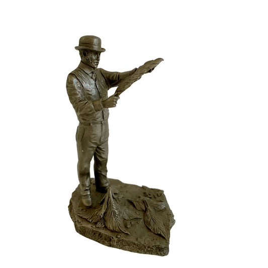1978 Ron Hinote The Tobacco Grower Pewter Figurine