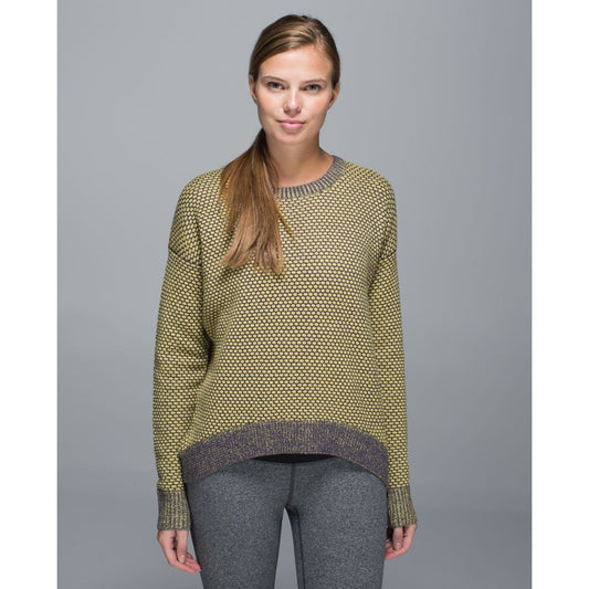 Lululemon Yogi Crew Sweater Nightfall / Aged Moss