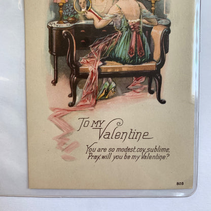 ANTIQUE Early 1900s Valentine's Day Postcard Unused