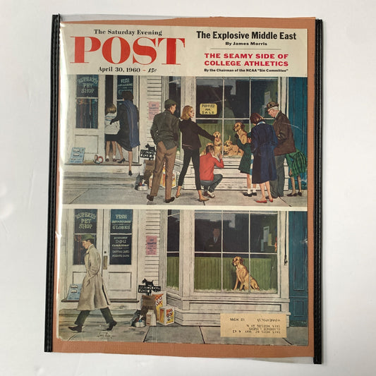The Saturday Evening Post Magazine COVER April 30 1960