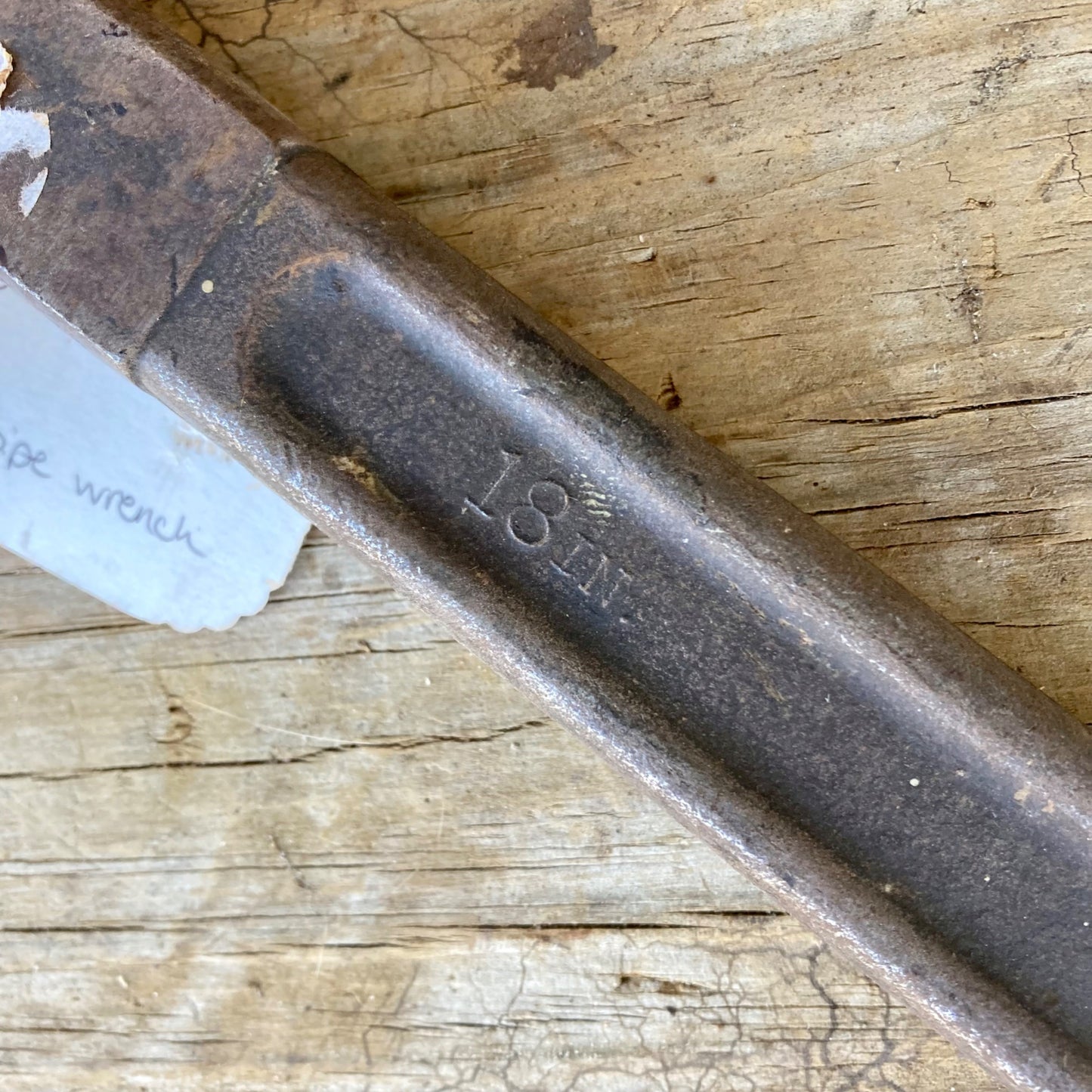 Vintage 18 Inch Pipe Wrench Drop Forged MADE IN USA