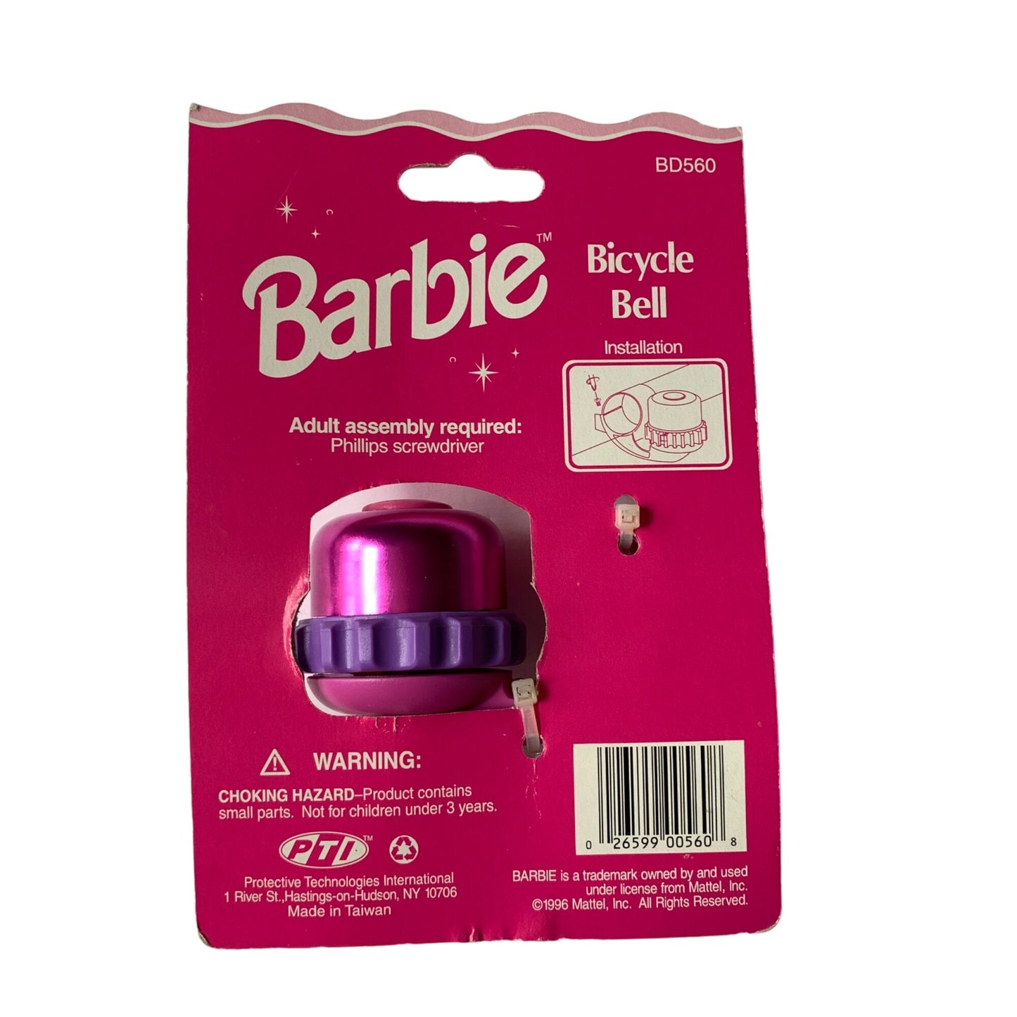 Barbie Bicycle Bell Vintage 1996 New