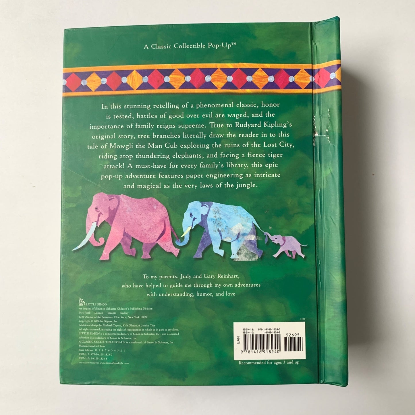 The Jungle Book Pop-Up Book Matthew Reinhart