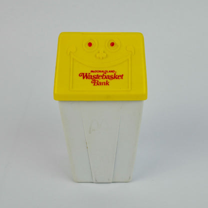 McDonald's McDonaldland Wastebasket Bank Vintage 1975