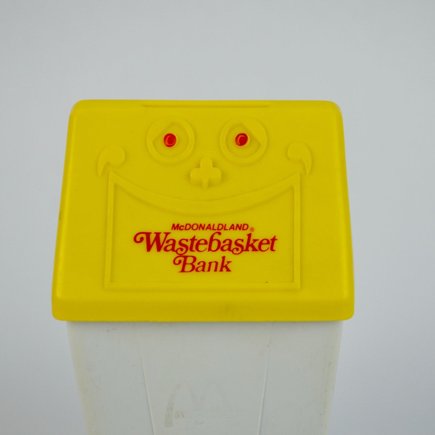 McDonald's McDonaldland Wastebasket Bank Vintage 1975