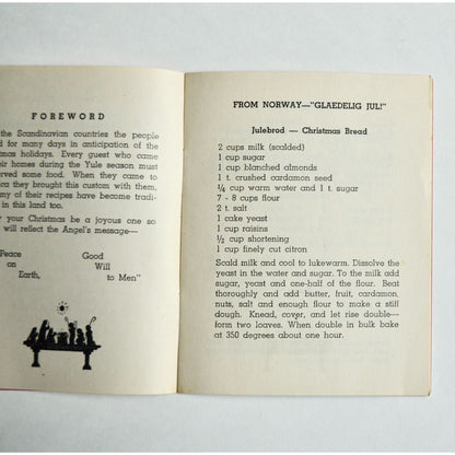 A Scandinavian Christmas Booklet 1948 St Olaf Lutheran Church Minneapolis Minnesota