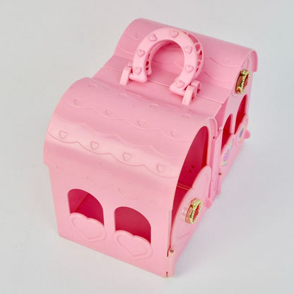 Tara Toys Pink Pony Stable and Two Ponies Vintage