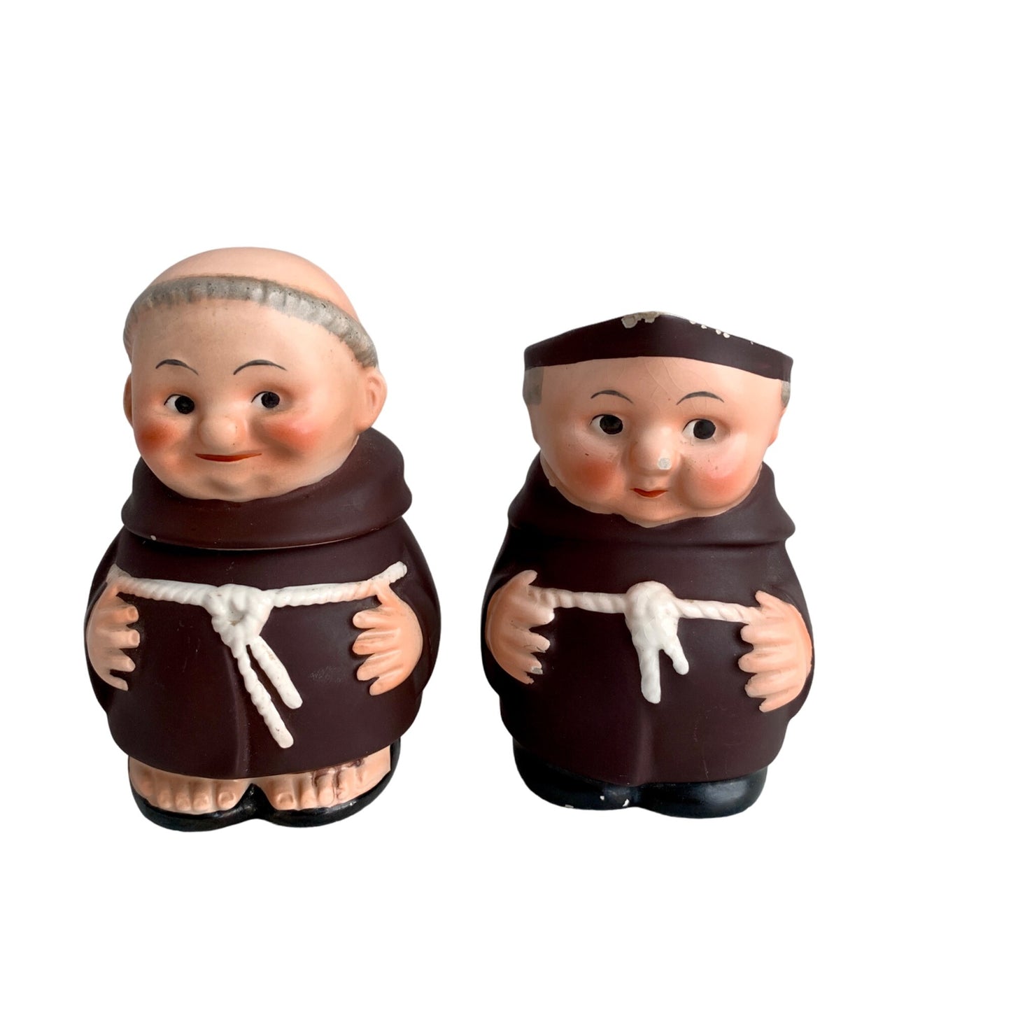 Goebel West Germany Franciscan Monk Sugar Creamer Set