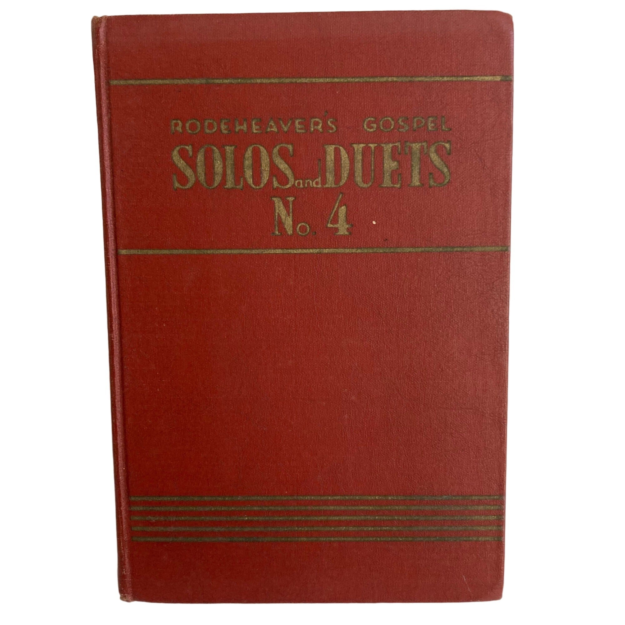 Vintage Rodeheaver's Gospel Solos Duets No. 4 Song Hymn Book – Sunrise ...