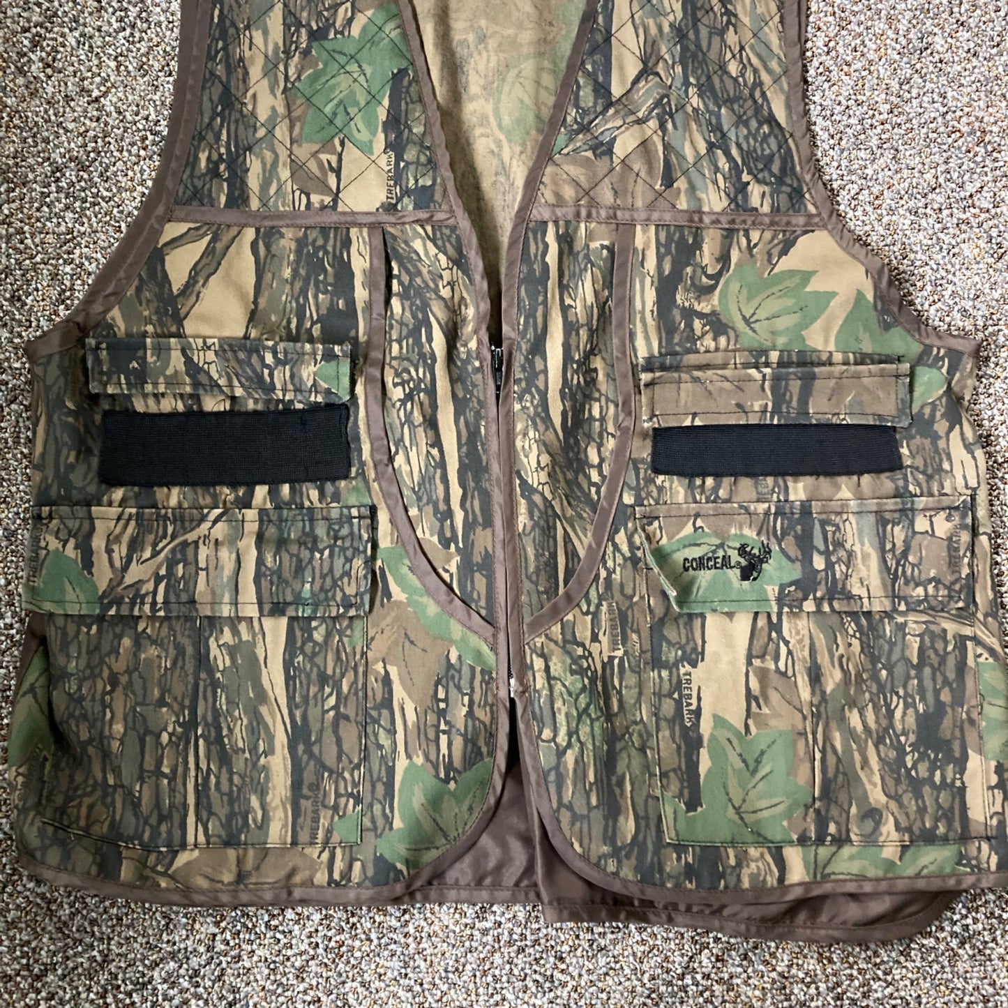 Vintage Winchester Hunting Vest Upland Game Bird Conceal Camoflage Size L