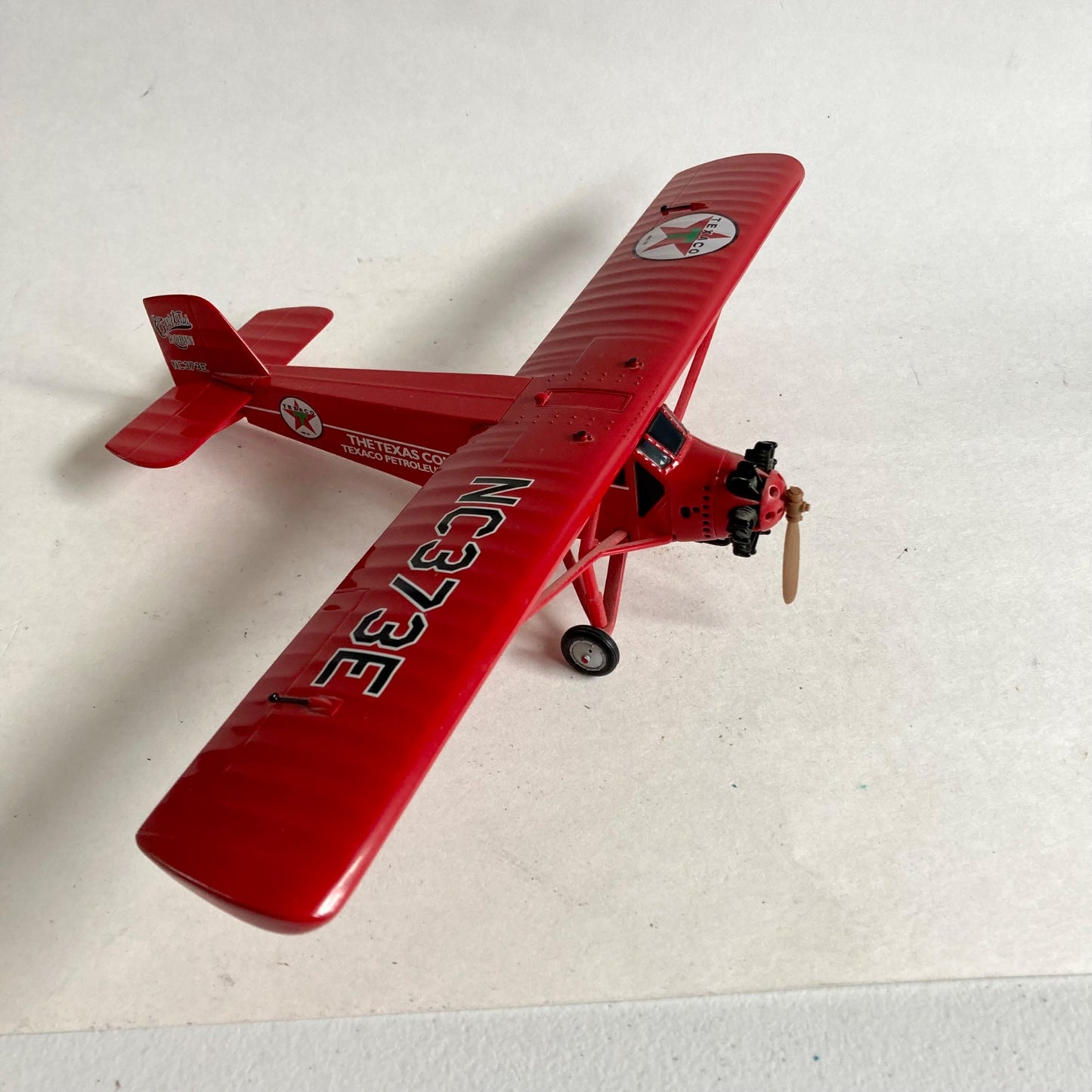 Vintage Wings of Texaco 1929 Curtiss Robin Airplane w/ Box Diecast Coin Bank