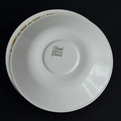 Corelle Butterfly Gold Saucers Plates Lot of 20