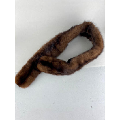 Vintage Genuine Fur Stole Collar Wrap Scarf Mink?