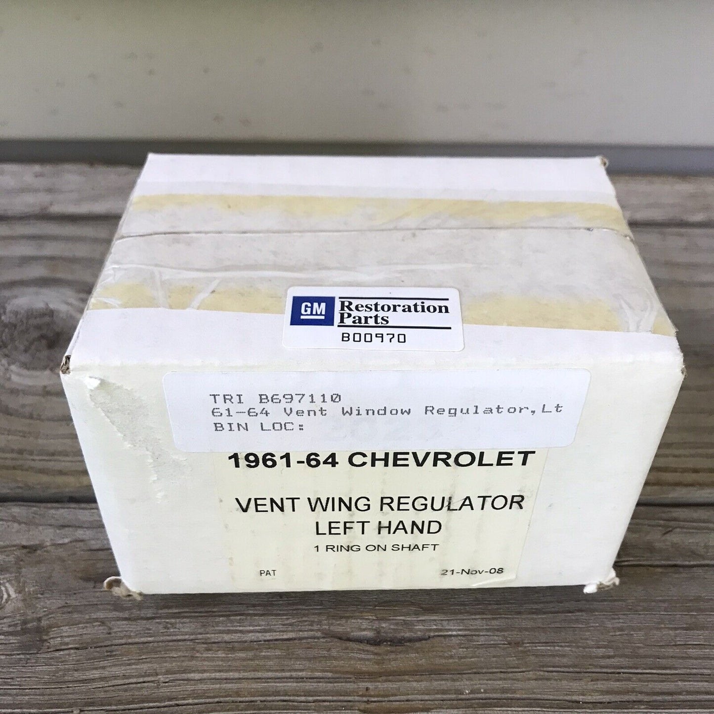 1961-1964 Chevrolet Vent Wing Regulator Left Hand LH GM Restoration Parts NEW