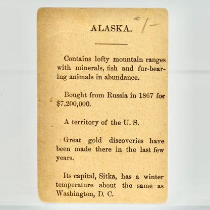 Lion Coffee Alaska Antique Victorian Trading Card