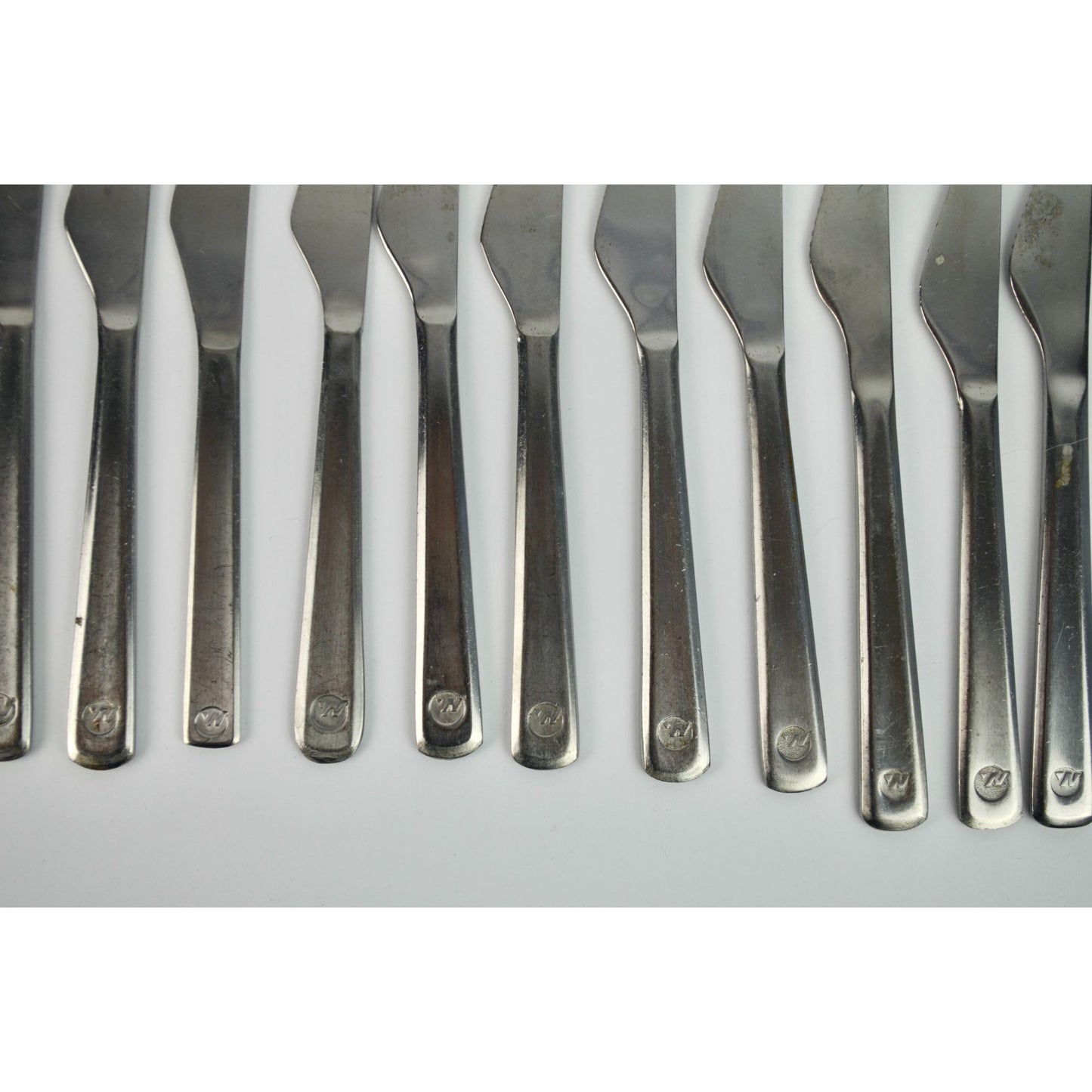 34 Piece Vintage Northwest Airlines Silverware Flatware Pieces