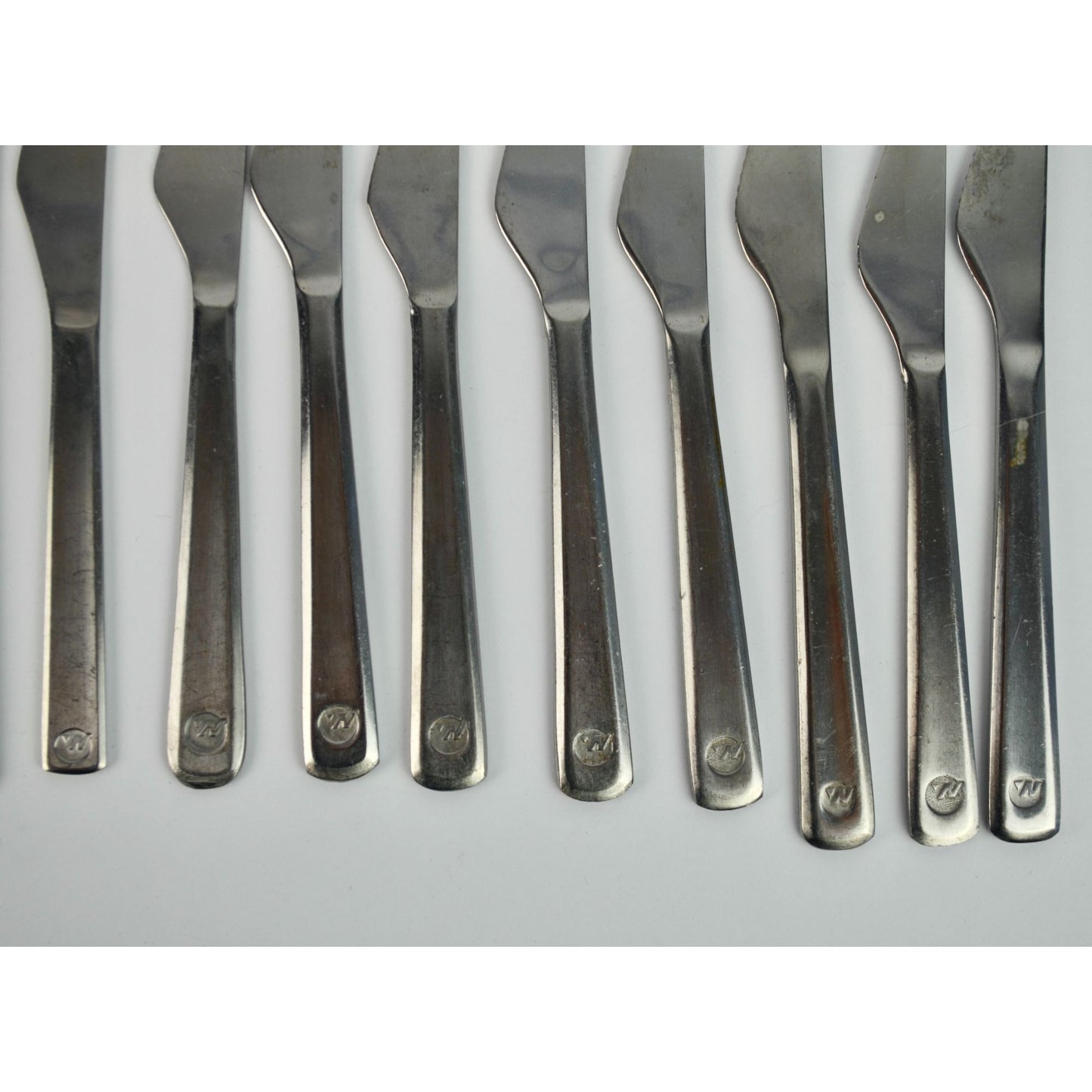 34 Piece Vintage Northwest Airlines Silverware Flatware Pieces