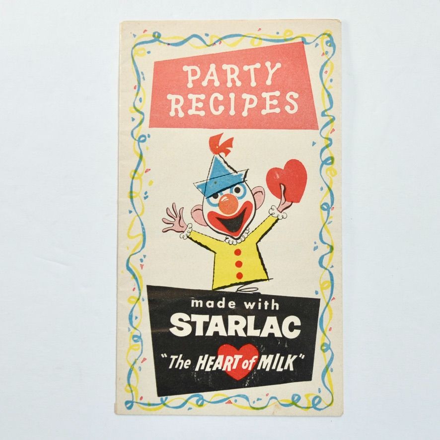 Party Recipes Made With Starlac Advertising Flyer