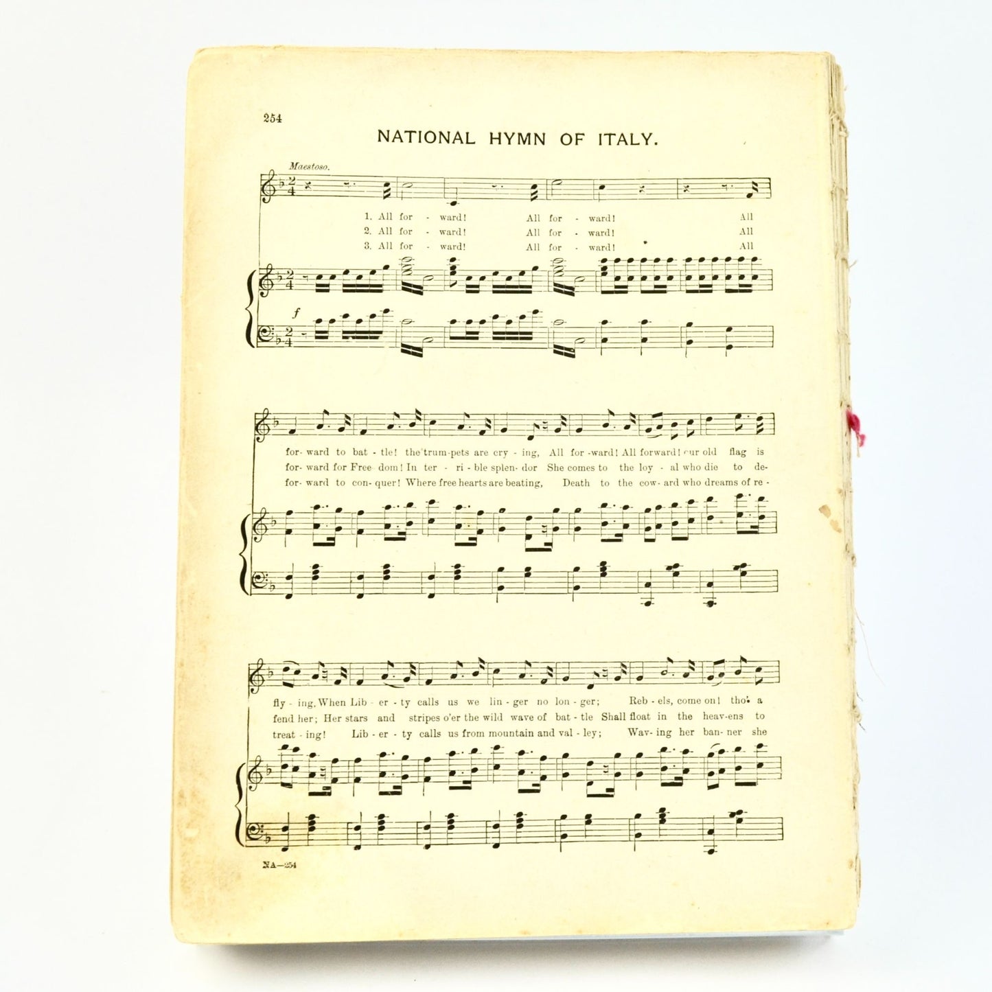 1913 Songs That Never Grow Old Music Book AS IS Antique
