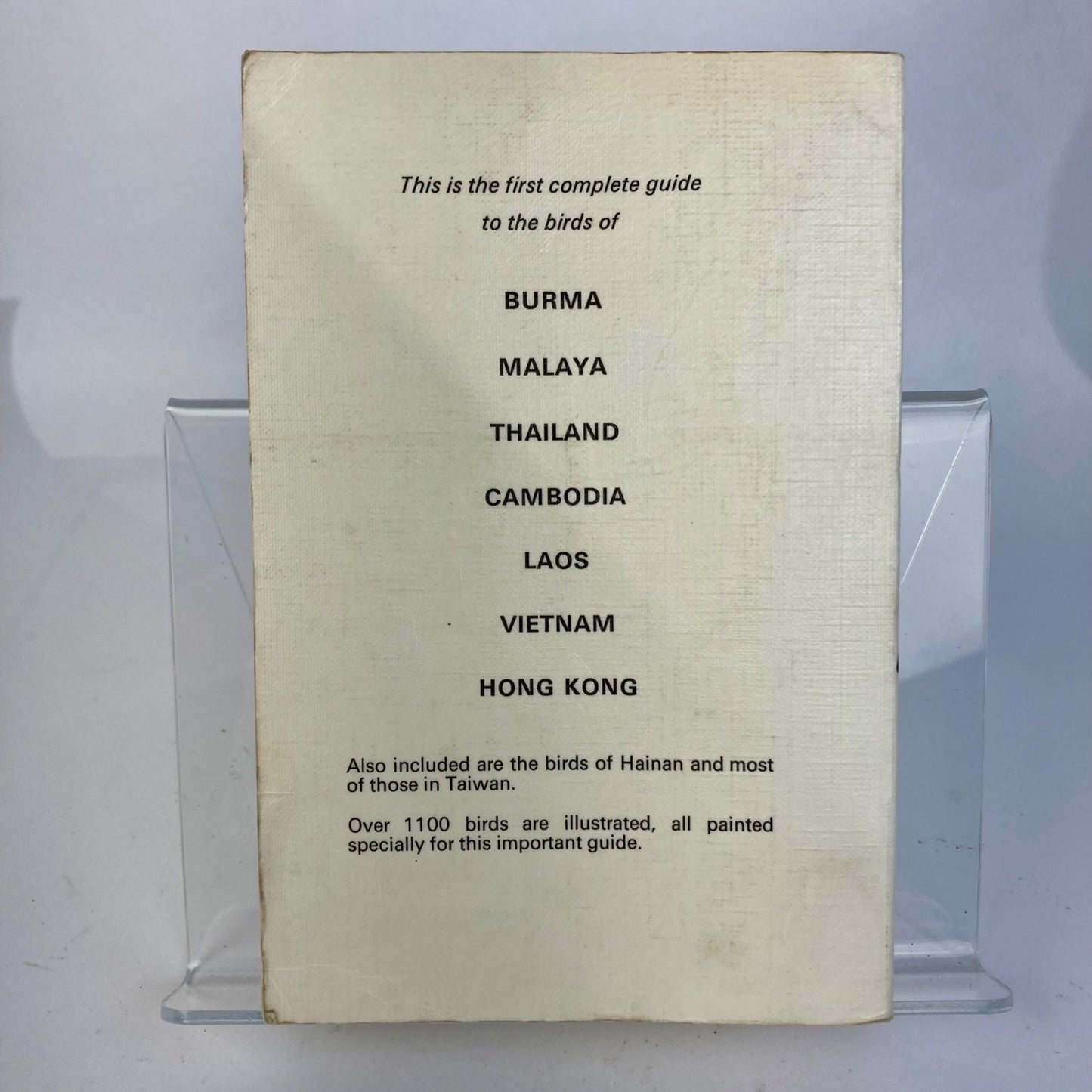 Vintage Field Guide to the Birds of South-East Asia Book