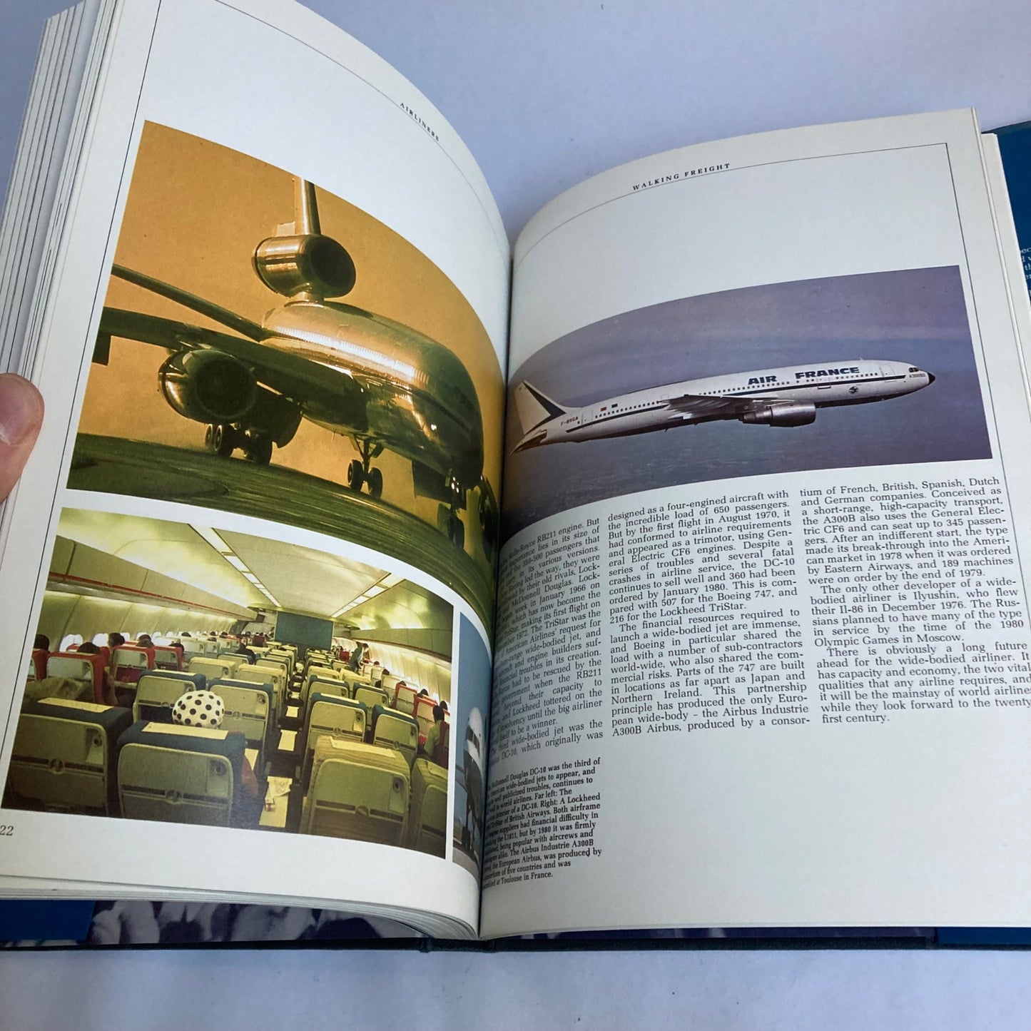 Airliners Hardcover Vintage Book by Robert Wall Airplanes