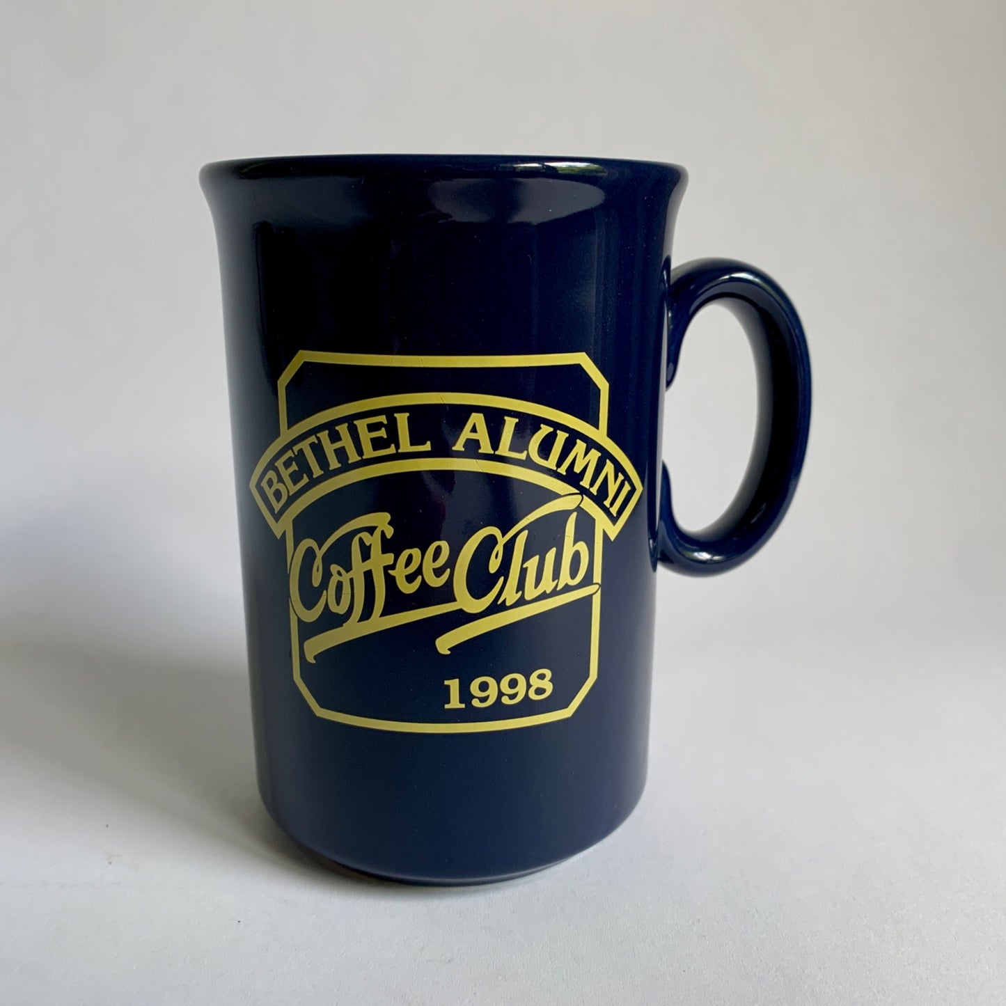 1998 Bethel Alumni Coffee Club Vintage Navy Mug