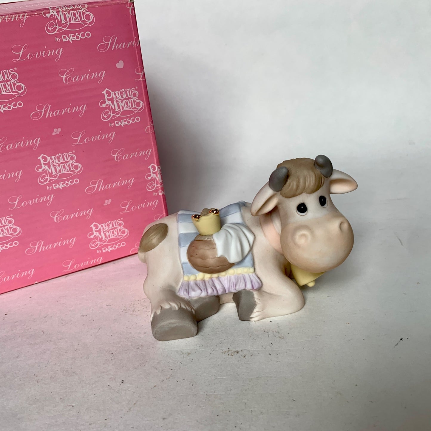 Precious Moments Crown Him King of Kings Cow Figurine 118264 In Box