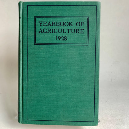 1928 Yearbook of Agriculture Hardcover Vintage Book Antique