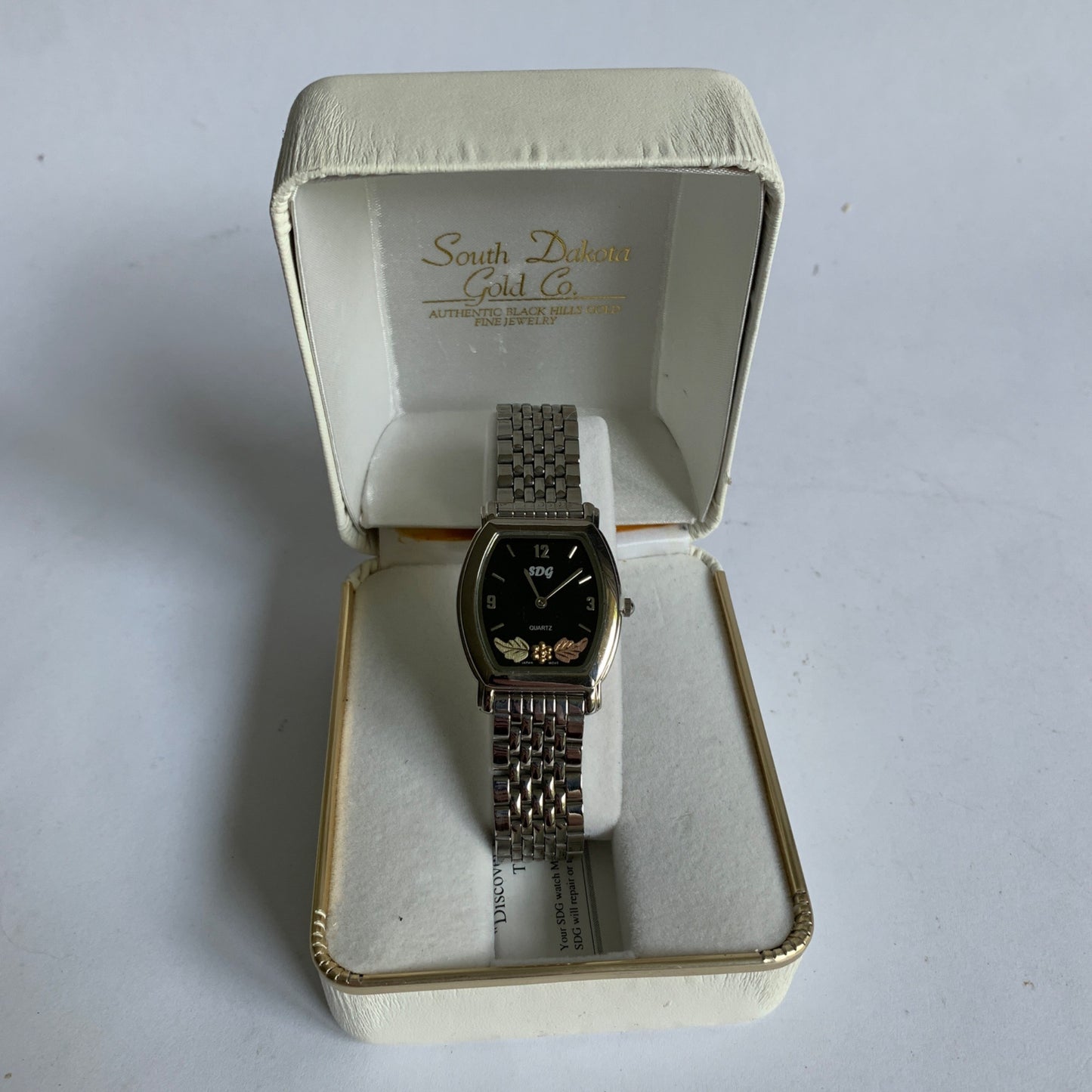 South Dakota Gold Co Watch New in Box Stainless