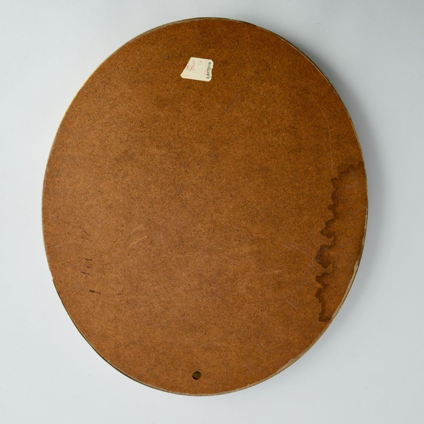 Vintage Gold Ivory Oval Framed Print of Woman Victorian