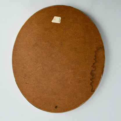 Vintage Gold Ivory Oval Framed Print of Woman Victorian