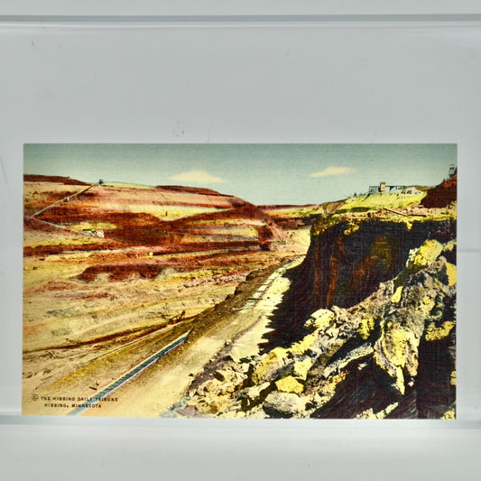 Hibbing Minnesota MN Vintage Unused Postcard Sellers Webb Weggum Mine