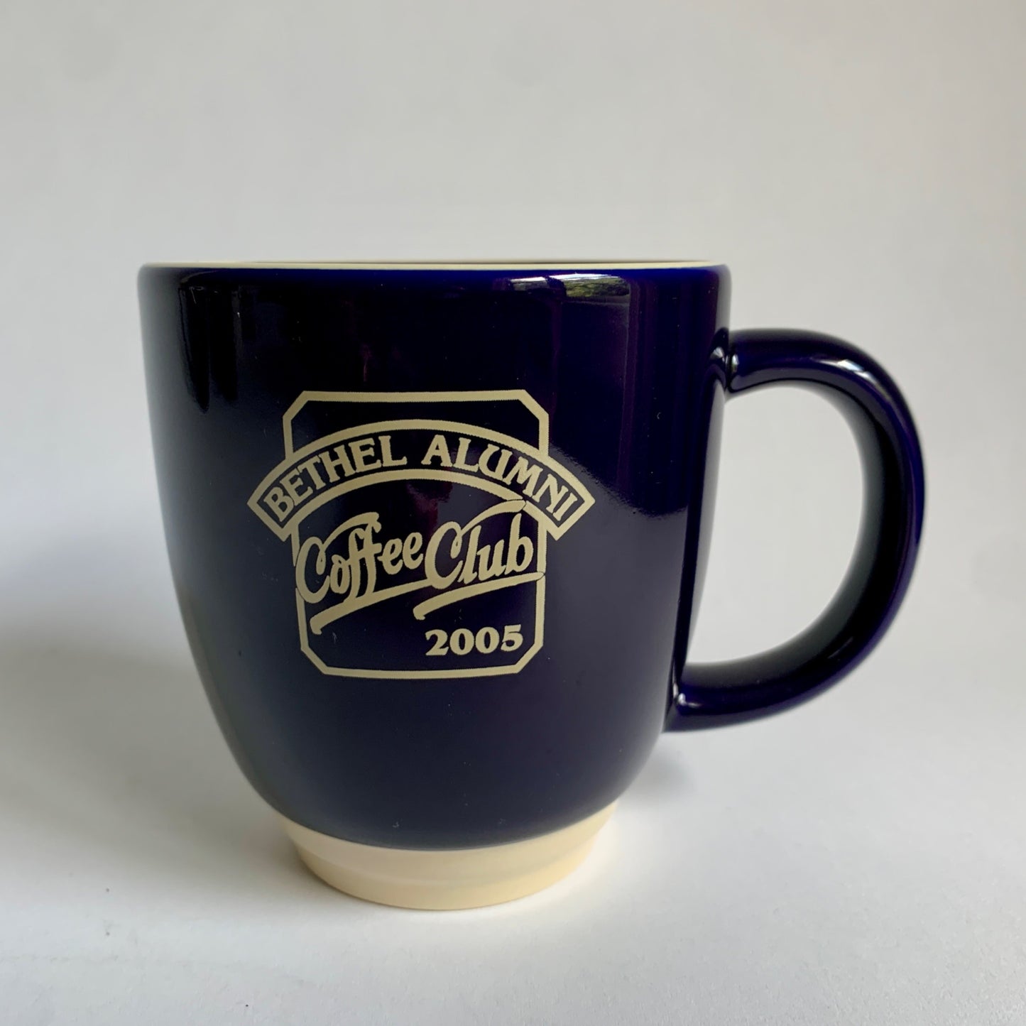 2005 Bethel Alumni Coffee Club Vintage Blue Mug