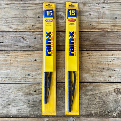 LOT 2 Rain-X Professional Series Wiper Blades 15” NEW