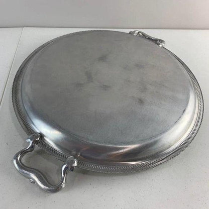 Vintage Large Aluminum Serving Tray