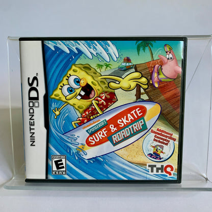 Nintendo DS Spongebob's Surf & Skate Roadtrip Cartridge Case Manual COMPLETE