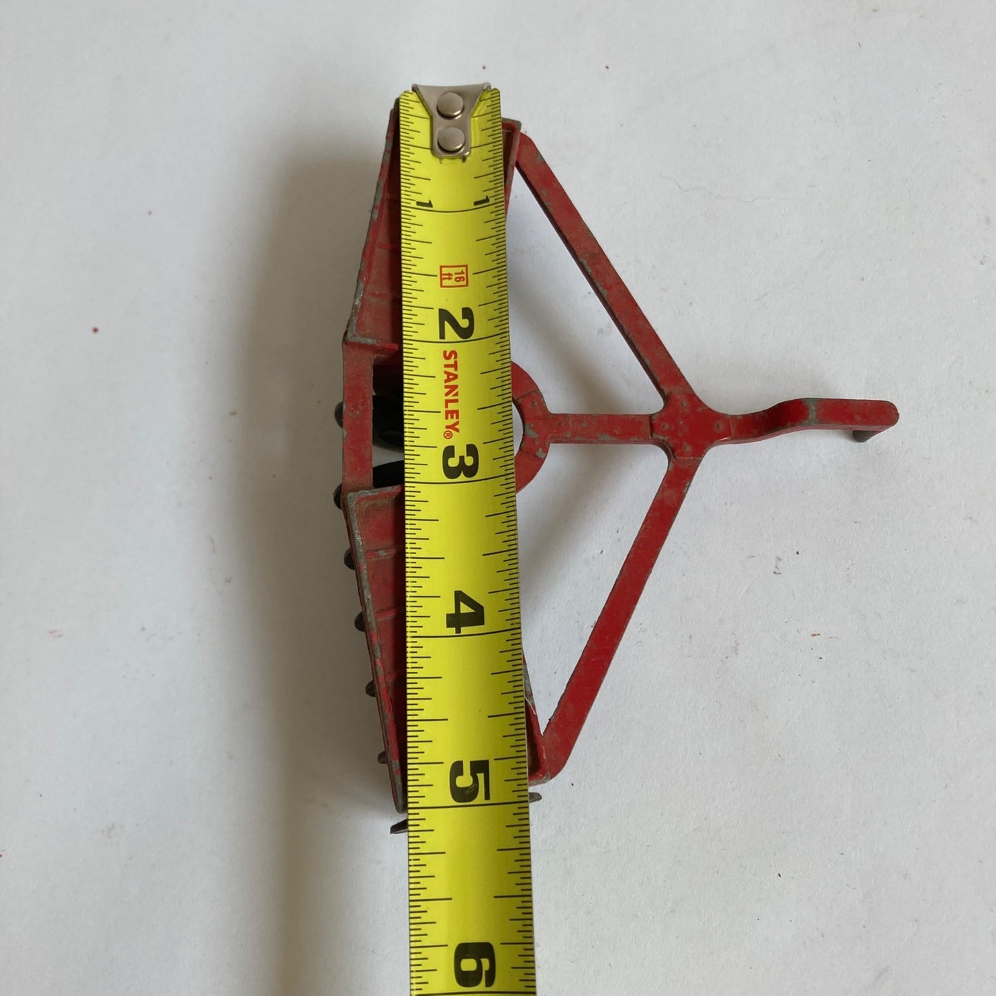 Vintage Ertl Disc Plow 5" Red Farm Implement Cultivator MADE IN USA