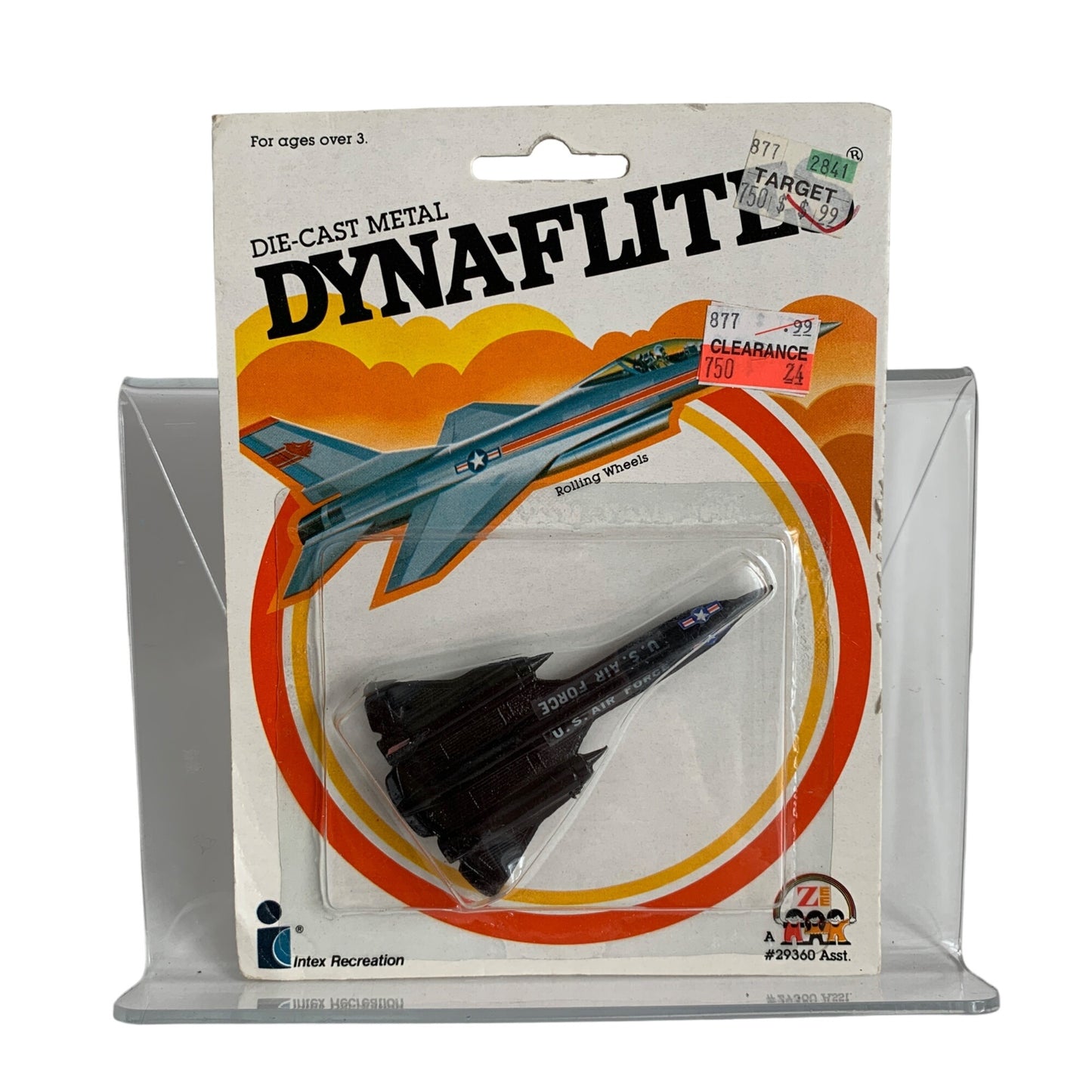 Dyna-Flites 1982 SR-71 Blackbird Stealth Air Force Fighter Jet Vintage